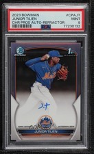 2023 Bowman Chrome Prospect Refractor 211/499 Junior Tilien PSA 9 MINT Auto 0o3x