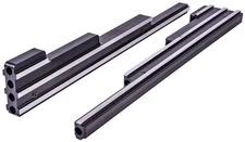 JEGS 40377 Aluminum Wire Loom Set Fits Up to 9.50 mm Wire [Black Finned]