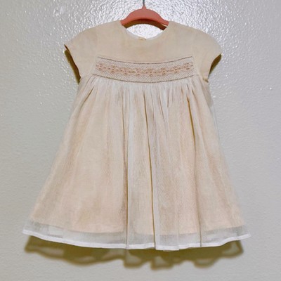 Bonpoint smocked dress 2A 
