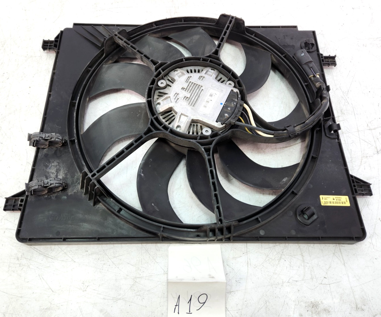 ✅ 2014-2017 OEM Maserati Ghibli M157 Engine Radiator Cooling Fan Motor Assembly