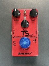 Demonfx TS RED II Guitar Effect Pedal Combine TS9 & TS808 Overdrive Booster