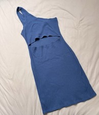 Blaues minikleid Mit cut Out Gr.S