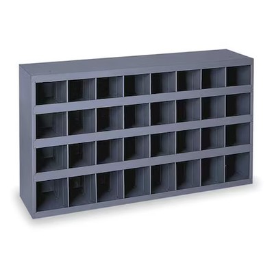 Durham Mfg 344-95 Pigeonhole Bin Unit, 33.75 In W X 8.5 In D X 19.25 In H, 32