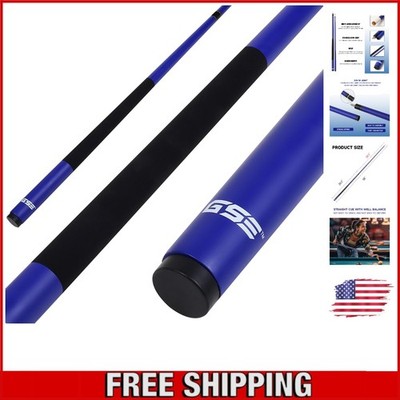 Warp-Resistant 2-Piece 58'' Fiberglass Pool Cue - Comfortable Grip & Matte Finish