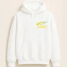 Iconic Subaru Motorsports Badge With Vintage Oval Print Unisex Hoodie