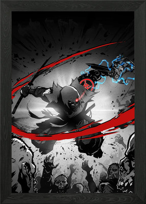 Ninja Gaiden Samurai Gerahmtes Wandbild Poster Leinwanddruck Bild