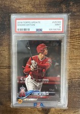 2018 Topps Update Series - Season Highlights Shohei Ohtani #US189 (RC) PSA 9