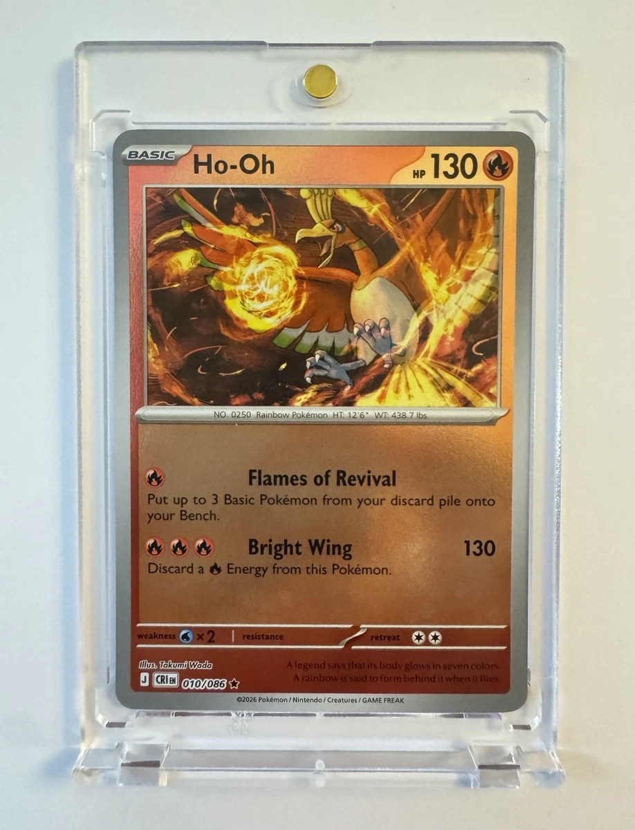 ho oh pokemon card ebay Ho-oh Pokmon TCG Cards for sale 4x NM-Mint Ho-Oh - 019/191