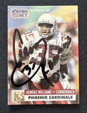 Aeneas Williams Autograph Signed 1991 Pro Set #788 RC Arizona Cardinals!