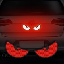 Car Reflective Stickers Decals Suitable red Eye Pattern for car Trunk Rear