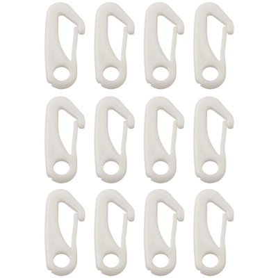Winddichte Outdoor Fahnen Stütze 12er Set Clip Kits mit Verbindungsseilen
