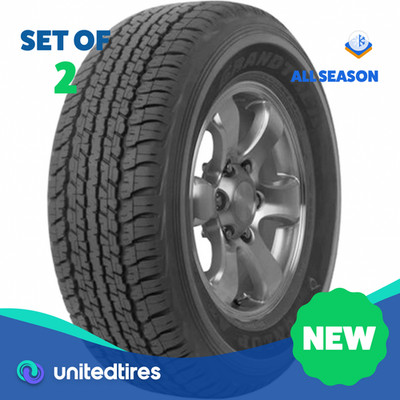 Set of (2) New 265/70R17 Dunlop Grandtrek AT22 115S