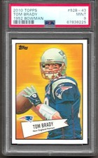 2010 Topps #43 - TOM BRADY - New England Patriots - MT PSA 9