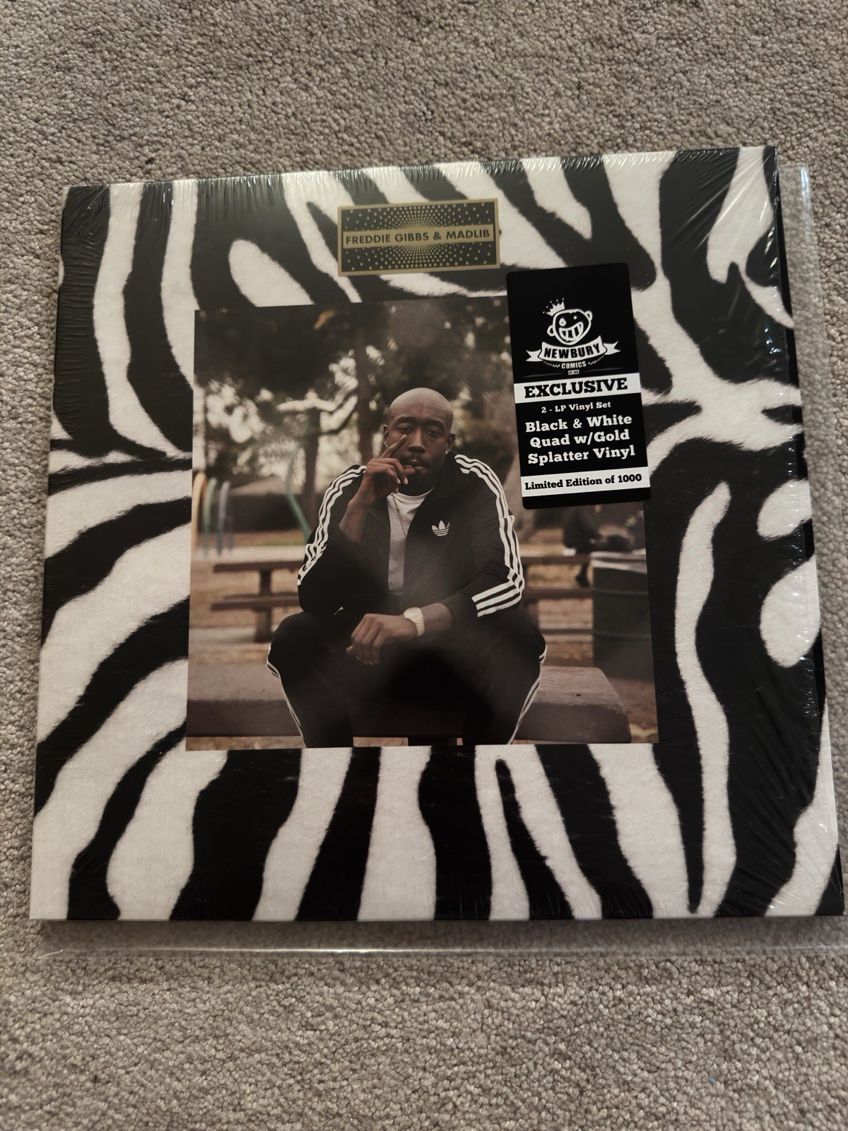 Freddie Gibbs & Madlib - Pinata Black White & Gold Quadrant 2x Vinyl LP New