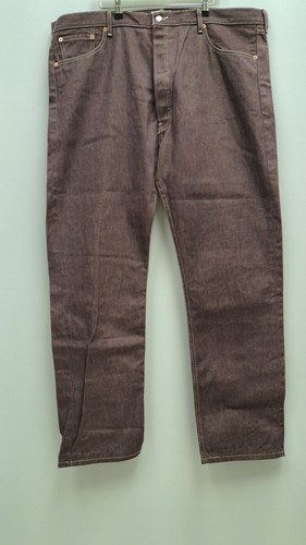 Levi's 501 Button Fly Purple Trousers Size 44w - Picture 5 of 11