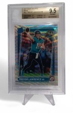 2021 Optic TREVOR LAWRENCE Wave Rookie /299 BGS 9.5 GEM POP 1 Jaguars