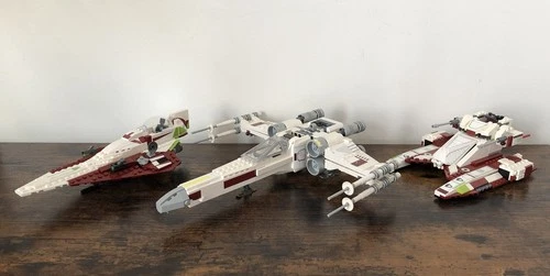 Lego Star Wars: Lot of 3 Vehicles 99% Complete (75301, 75342, 75333) No Minifigs