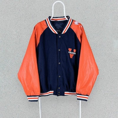 Steve & Barrys Varsity Jacke Virginia University Letterman Bomber Herren XL
