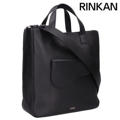 Dior 1ADSH175YMJ-HOON Saddle Leather 2 Way Shoulder Bag Men's Used 845279304f13f