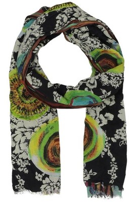 Desigual Schal Damen Tuch Strickschal Loop Mehrfarbig #fuhwa3d