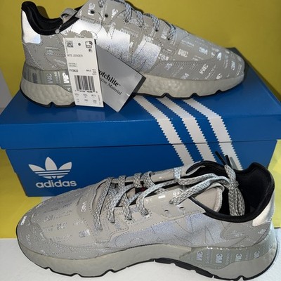 ADIDAS NIB Mens Size 11 3M Logo Print Nite Jogger FV3622 (12585)