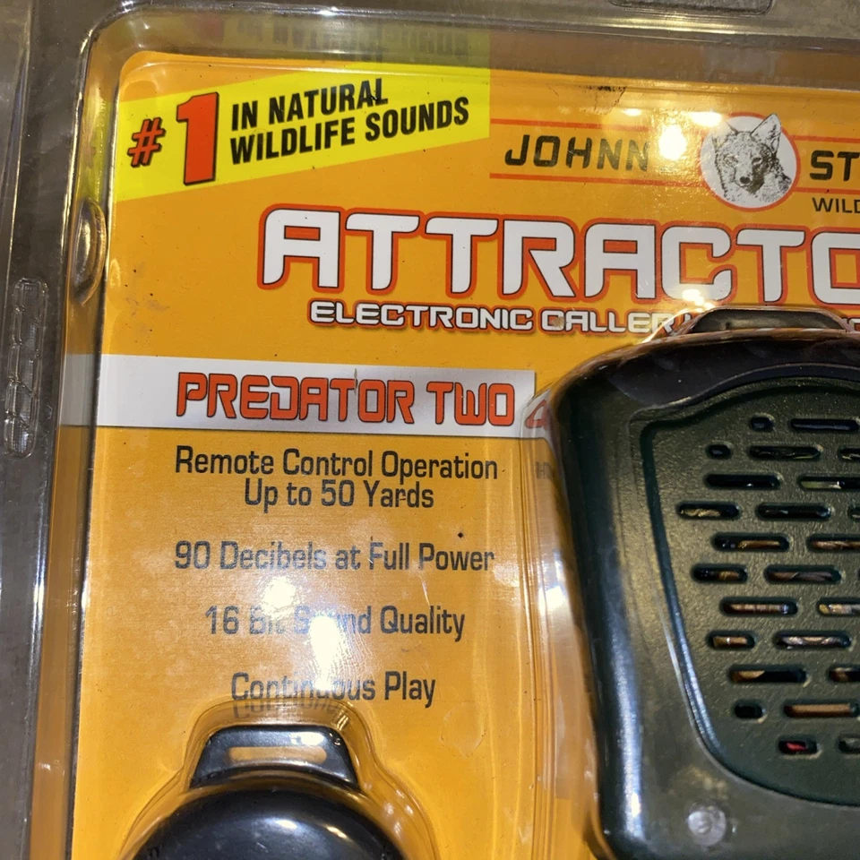 NEW Johnny Stewart Predator Two Attractor Electronic Predator Call 50 Yards 90dB - Image 2 of 4