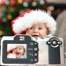 Minolta Dimage F100 Digital Camera 4.0 Mega Pixel Silver WORKING TESTED