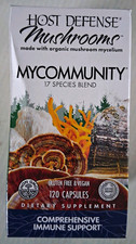 Host Defense Mushrooms MycoMmunity 17 Species Blend 120 Caps Organic Vegan