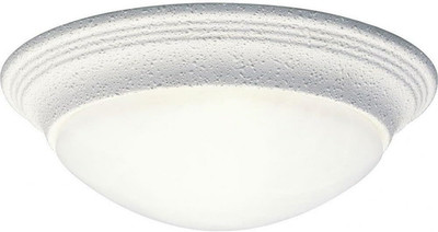 1-Light Alabaster Glass 11-1/2'' Close-To-Ceiling, Indoor, P3688-30, White