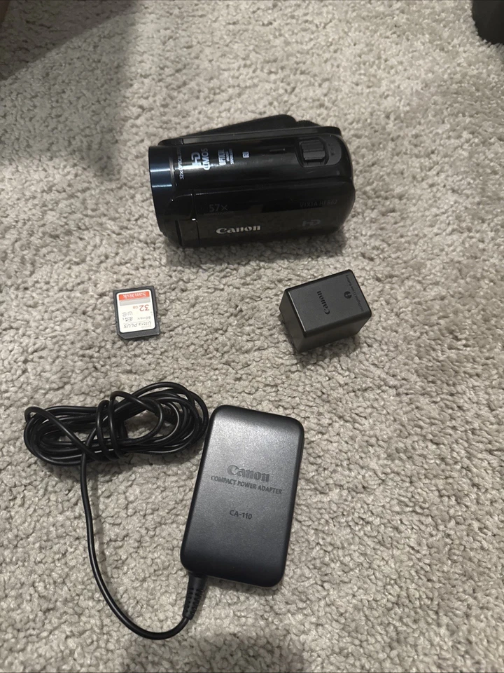 Canon VIXIA HF R62 Full HD 1080p 60fps MP4 32GB Flash Camcorder Black 32x-TESTED - Image 3 of 4