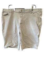 DICKIES Utility Work Shorts Mens 42 Charcoal Gray Durable Industrial Cargo Fit