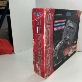 SEGA GENESIS MODEL 2 CONSOLE IN BOX - PLEASE READ