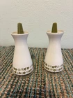 Vintage Corelle Pyrex Crazy Daisy Green Spring Blossom Salt/Pepper Shakers