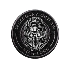 Marvel Comics Legendary Outlaw Embroidered Iron On Patch - Star Lord 105-S