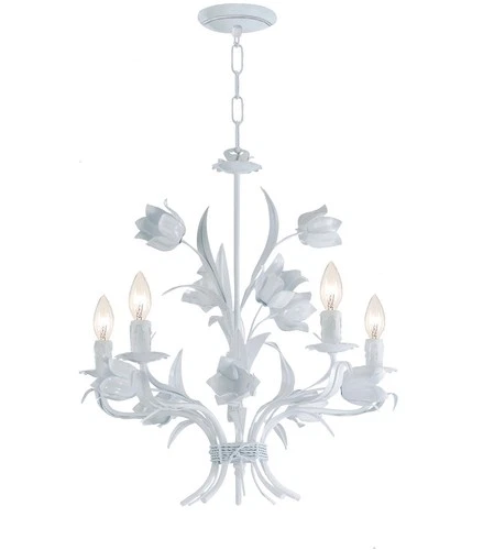 Crystorama 4815-WW Southport 5-Light Mini Chandelier in Wet White - Picture 2 of 2