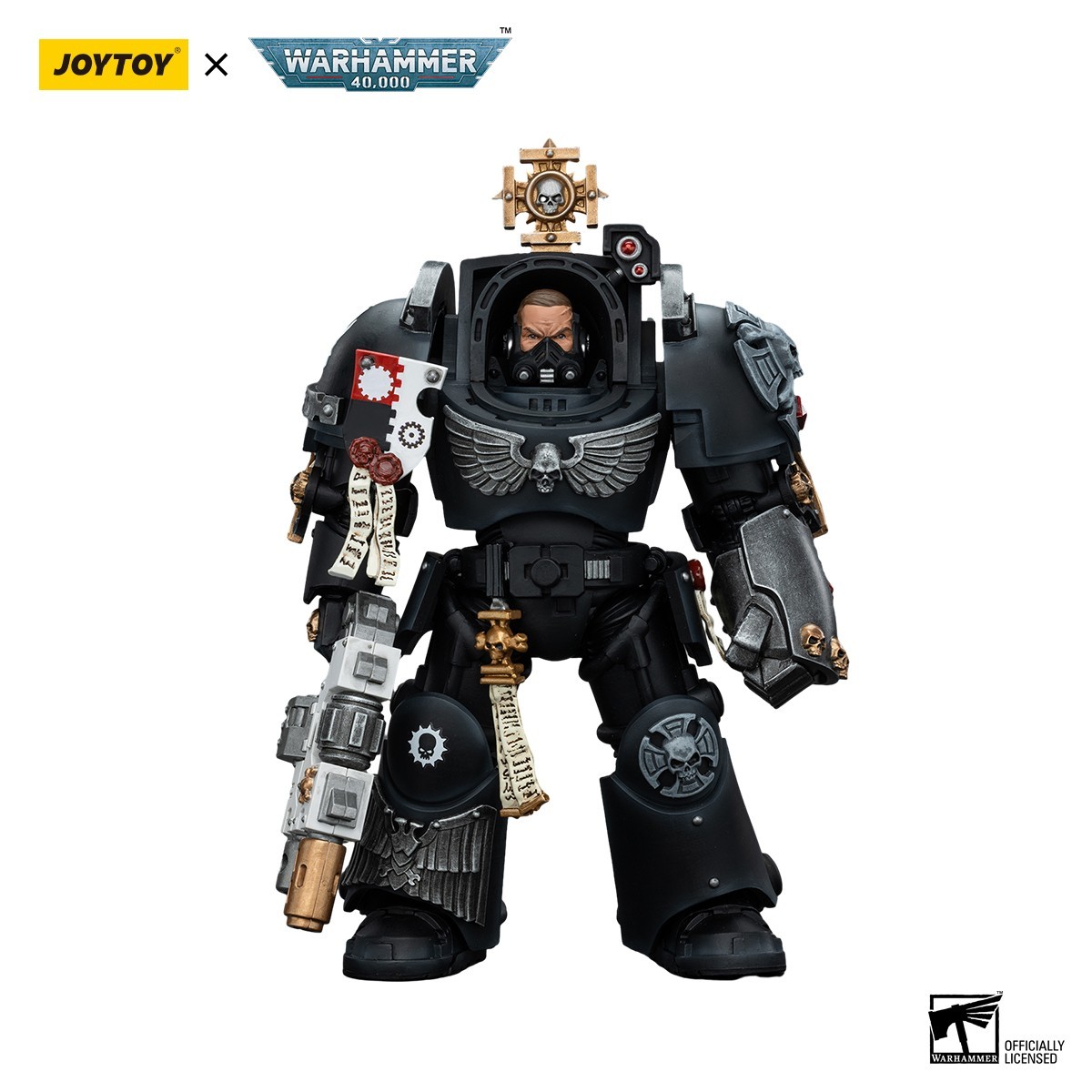 JOYTOY 1/18 Warhammer 40K action figure Iron Hands Captain in