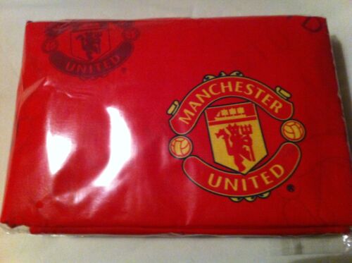 Manchester united red cot bed duvet cover and 1 pillowcase brand new - Picture 1 of 2