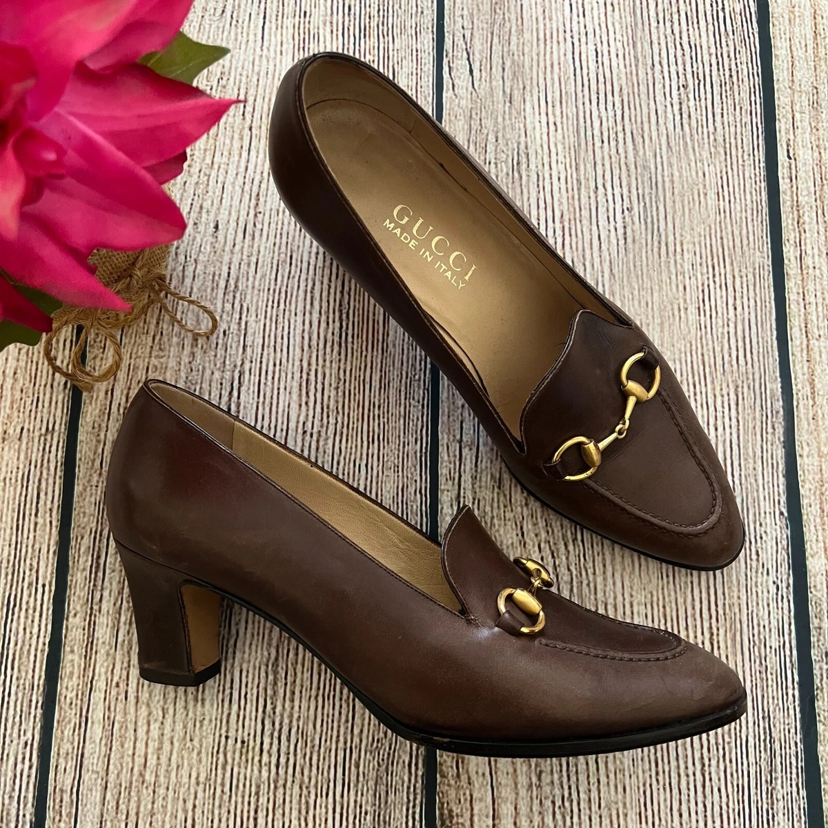 Leather store horsebit loafer