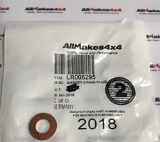 Allmakes Land Rover Freelander 2 Sump Plug Washers x 1 LR006295