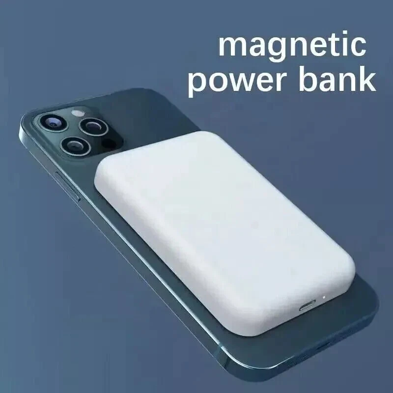 Power bank Magnetico Portatile  Iphone 12000mAh Caricabatterie Magnetico Magsafe - Immagine 2 di 4