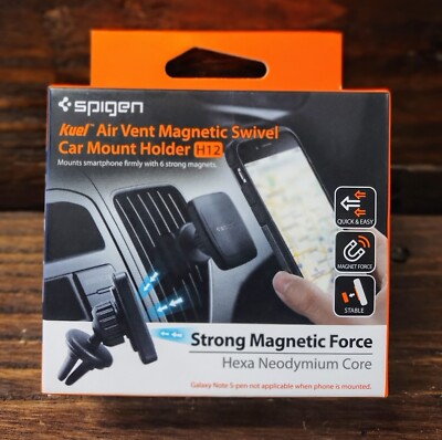 Spigen Keul Air Vent Magnetic Swivel Car Mount Holder H12