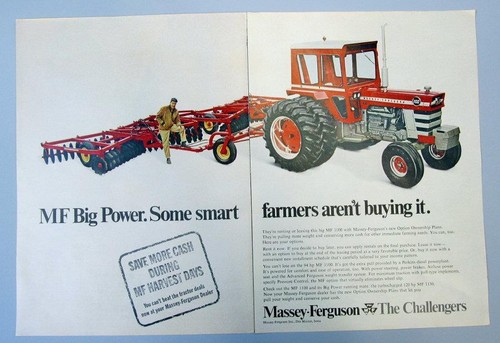 X 11 Original 1969 Massey Ferguson Ad Featuring The M F 1100 Big Power Ebay X 11 Original 1969 Massey Ferguson Ad Featuring The M F 1100 Big Power Ebay