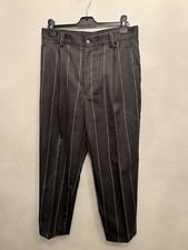 Extremely rare 90’s vintage Versus Gianni Versace pin stripe grey wool pants 36