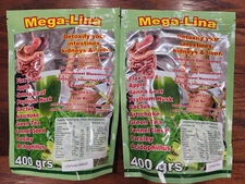 2 MEGALINA DETOXIFY INTESTINES, KIDNEYS & LIVER FLAX SEED 14 OZ 12/28 FRESH NEW