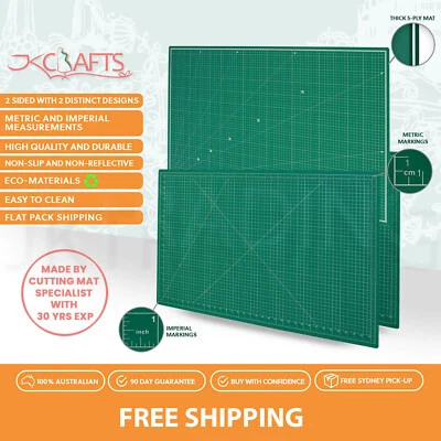 JKCrafts A1 A2 A3 A4 A5 Self Healing Cutting Mat - Craft Mat - 5ply Quilt Sewing - image 1 of 4