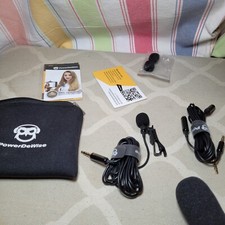 Powerdewise Grade Lavalier Lapel Microphone With Extra Mic Great For Recording