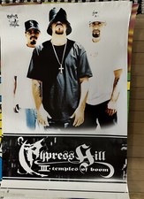 1996 RARE VINTAGE RETRO CYPRESS HILL III TEMPLE BOOM ORIGINAL POSTER 24" x 36"