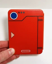 Nintendo Switch game Case Pokédex Red Magnetic Holds 16 Games + 16 Micro SD Card