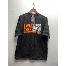 Sturgis Black Hills Shirt Rally Hot Leathers NWT Black Biker Motorcycle Shirt XL