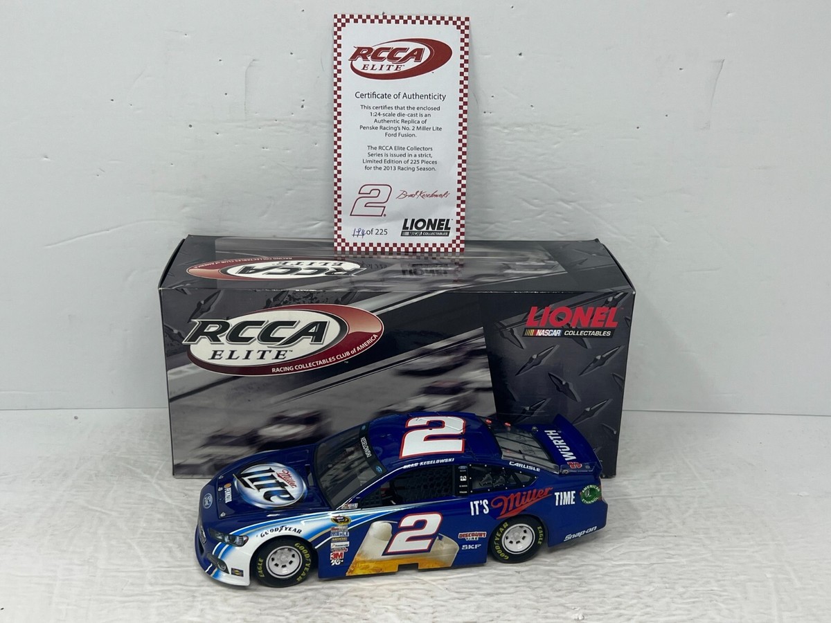 Lionel RCCA Elite Nascar #2 Brad Keselowski Miller Lite 2013